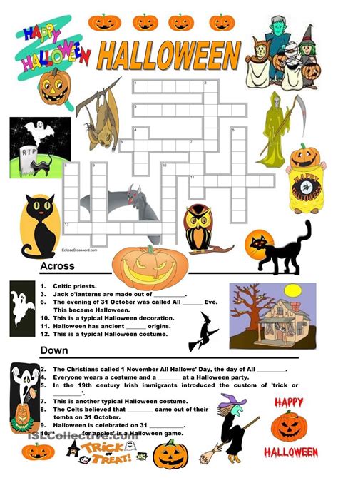 Www Marks English School Com Games Halloween Html Halloween | Halloween worksheets, Halloween activities, Halloween
